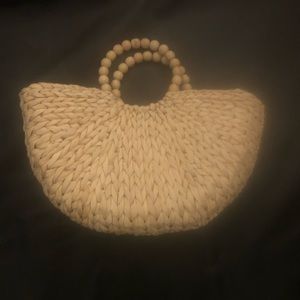 Zara straw vacation bag